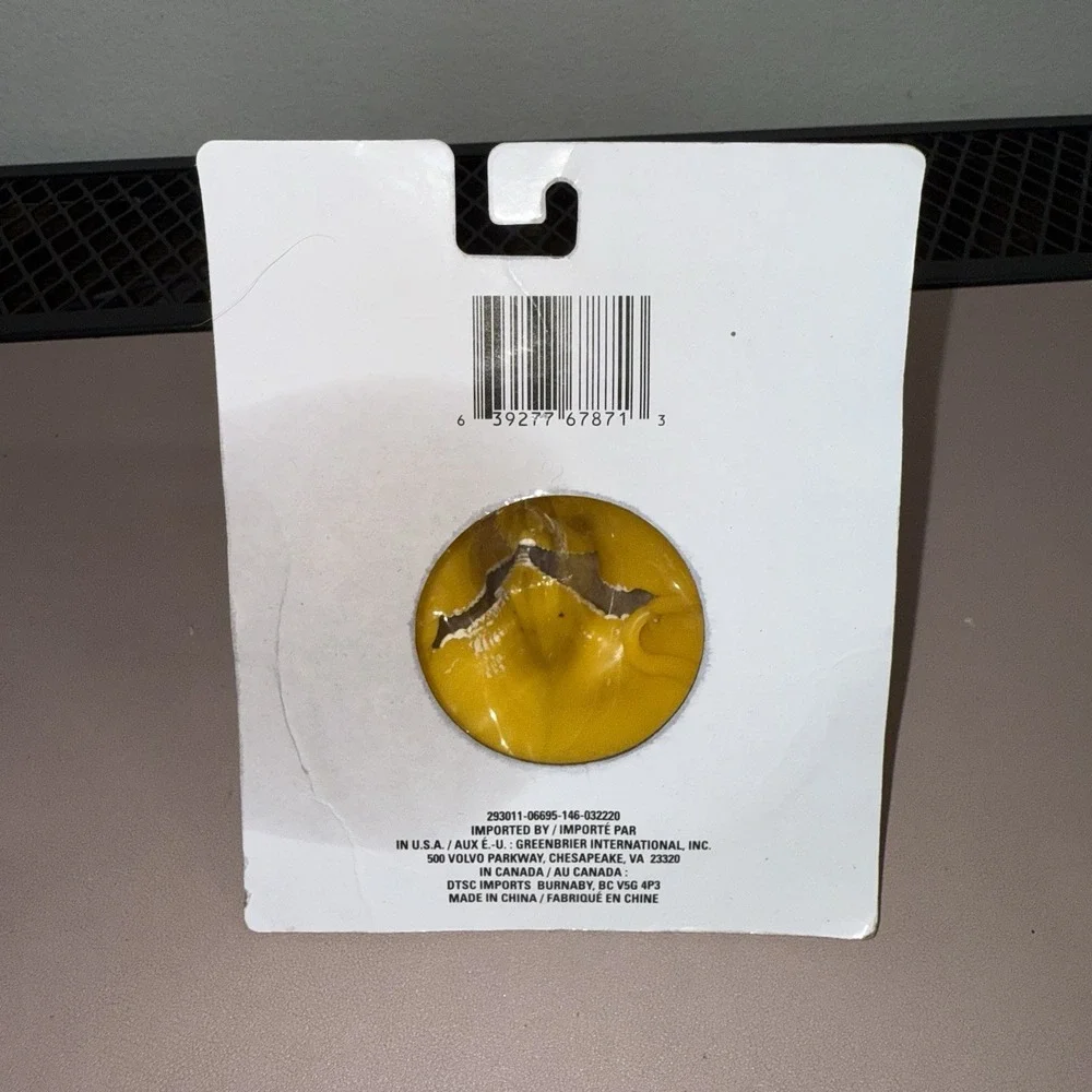 Vintage Pterodactyl DINOSAUR nose mask New‎ Factory SEALED Yellow Beak Costume